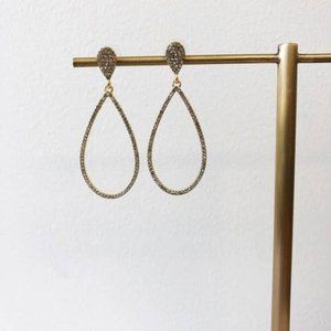 Pave Dangle Earrings